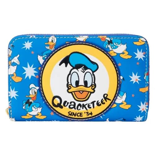 Loungefly Disney Donald Duck 90th Anniversary Wallet | Bi-Fold Vegan Leather with ID Slot thumbnail 1