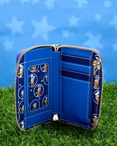 Loungefly Disney Donald Duck 90th Anniversary Wallet | Bi-Fold Vegan Leather with ID Slot thumbnail 4