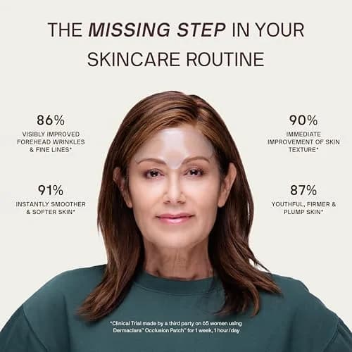 Dermaclara Forehead Patch - Reusable Silicone Wrinkle Patches for Face Overnight | 1 Count thumbnail 6