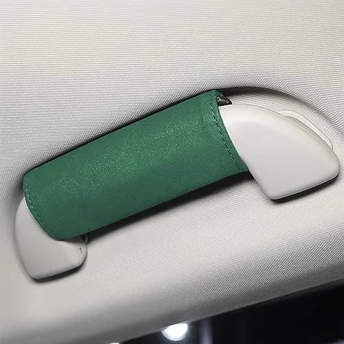 BESULEN Green 2PCS Car Inside Door Handle Protector | Durable Leather Anti-Scratch Cover for Auto Inner Front Rear Door Pull Handle thumbnail 5