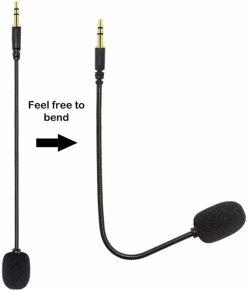 Jowxsx Microphone Headset with Adjustable 360° Bendable Jack | Gaming PC Headsets thumbnail 4