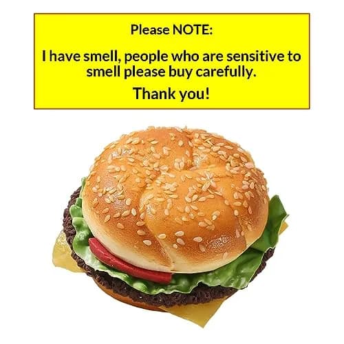 Joeabor Artificial Hamburger & 12 French Fries | Realistic Faux Food Decor for Display in Restaurants & Events thumbnail 5