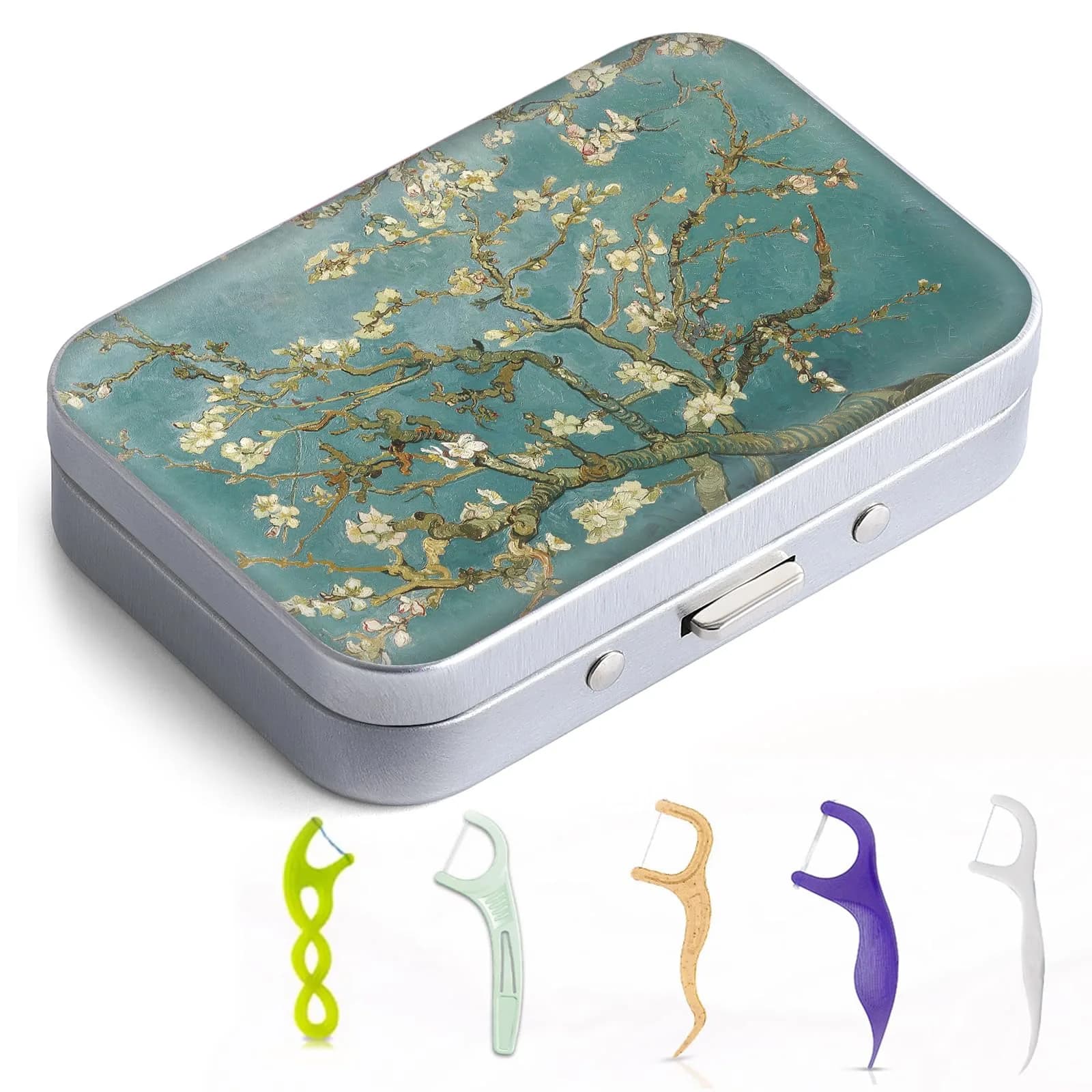 Gerkia Portable Dental Floss Case, Compact & Durable, Travel-Ready (70-120 chars)