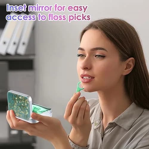 Gerkia Portable Dental Floss Case, Compact & Durable, Travel-Ready (70-120 chars) thumbnail 4