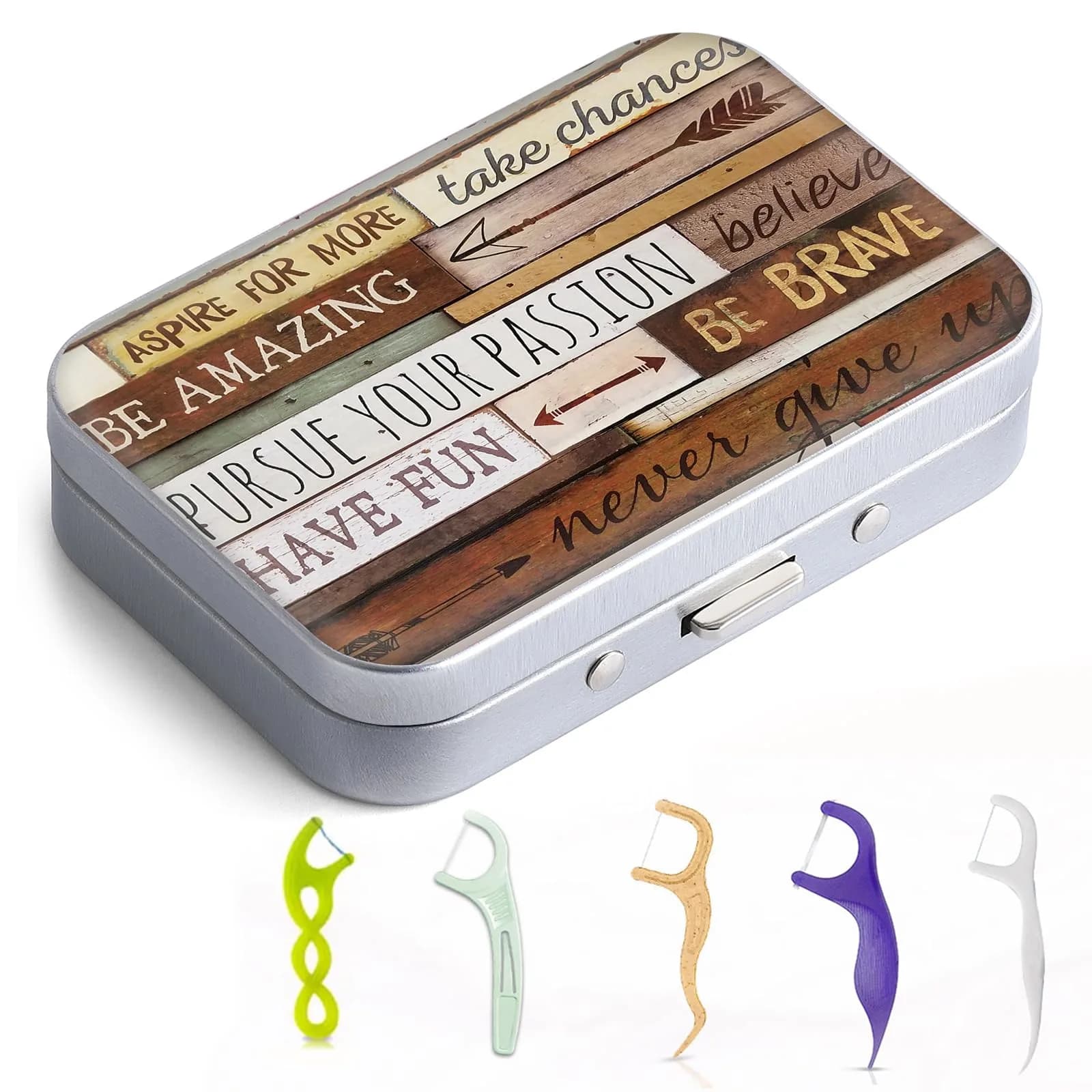 Gerkia Portable Dental Floss Case, Compact & Durable, Travel-Ready (70-120 chars) — Inspirational Quotes