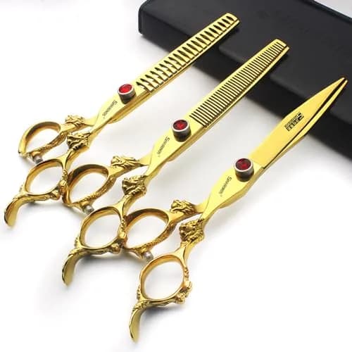 SHARONDS Professional Hair Cutting Dragon Shears 7 Inch (17.78 cm) | Stainless Steel Barber Salon Scissors thumbnail 1