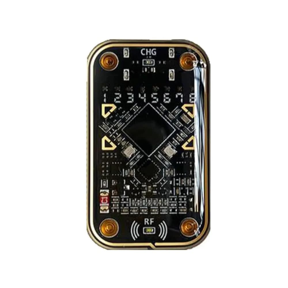 GFTVRCE Chameleon Ultra RFID Emulator & Cloner 125K | Portable NFC & RFID Key Fob Tool — black,gold