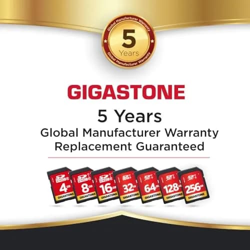 Gigastone 128GB SD Card 10-Pack UHS-I U1 Class 10 SDXC Memory Card 128 GB (10-Pack) | Full HD Video Recording thumbnail 8