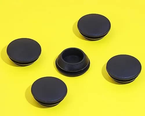 ONLYKXY Black Silicone Round Snap-In Furniture Hole Plugs (20mm / 0.78 inch), 5-Pack | Seals Holes & Protects Surfaces thumbnail 5