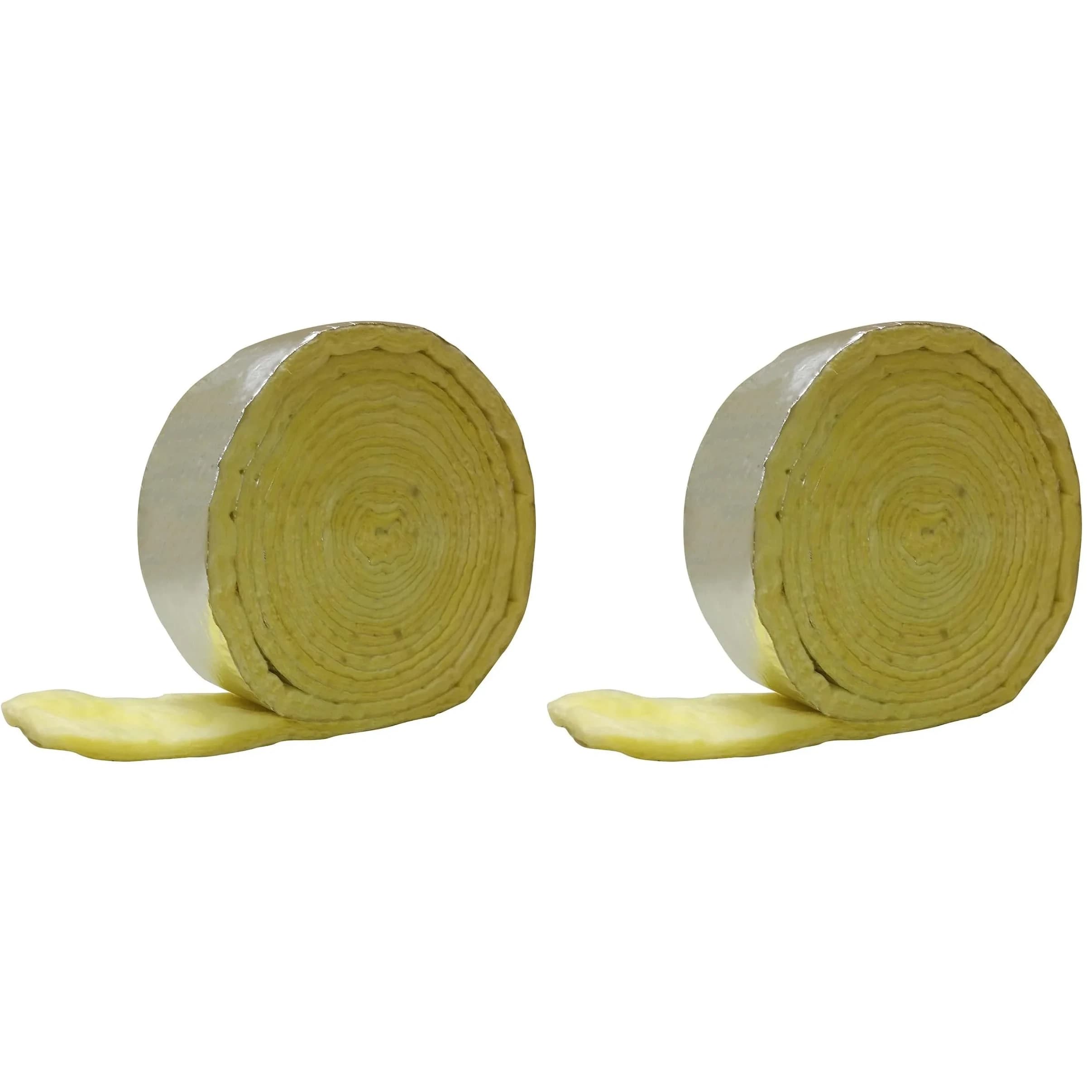 Frost King Foil Backed Fiberglass Pipe Wrap 3"x1"x25' (Pack of 2) | 1-Inch Thick Vapor Barrier for Hot & Cold Pipes - main product image