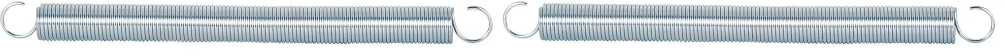 PRIME-LINE SP 9637 Extension Spring 2.54cm (1 in.) x 30.48cm (12 in.) | Nickel-Plated Steel for Household & Professional Use — Nickel