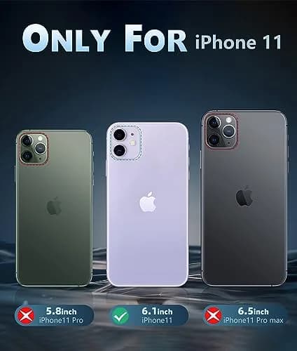 FNTCASE Clear Magnetic Case for iPhone 11/XR 6.1" | Magsafe Compatible, Anti-Yellowing, Military Grade Protection thumbnail 2