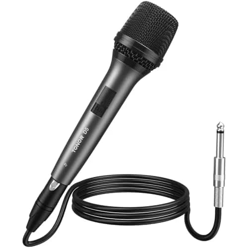 TONOR D5 Dynamic Vocal Microphone for Singing, Karaoke, Speech | Hypercardioid Pickup Pattern, 339g (0.75lb) thumbnail 1
