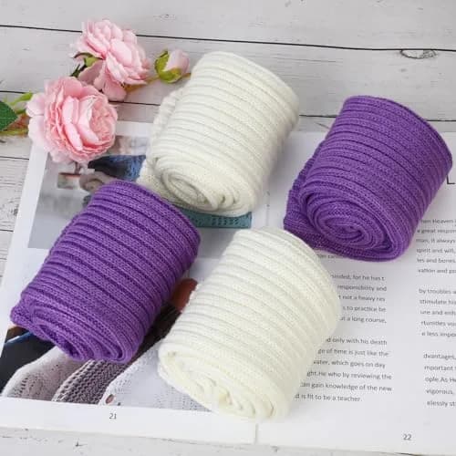 PHOGARY Women’s Winter Leg Warmers 70cm | Knit Over Knee Socks for Boots thumbnail 7
