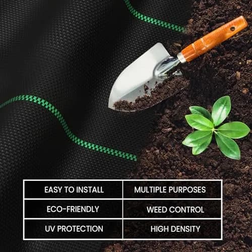 SEALTECH Premium 5 OZ Pro Garden Weed Barrier Landscape Fabric 4‘ X 50‘ | Heavy Duty, Eco-Friendly & Easy to Install thumbnail 3