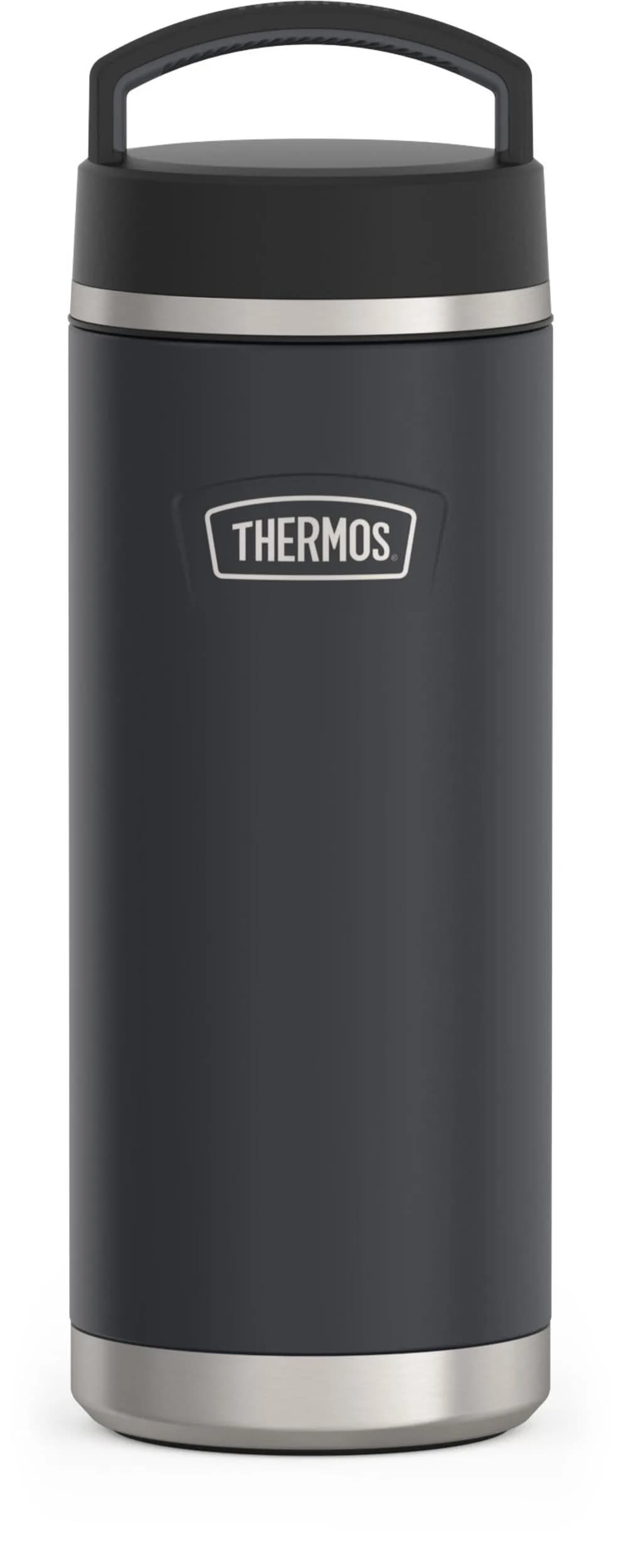 THERMOS ICON SERIES Stainless Steel Water Bottle 946ml (32 Ounce) with Screw Top Lid, Granite | Keeps Drinks Hot 14 Hrs, Cold 24 Hrs