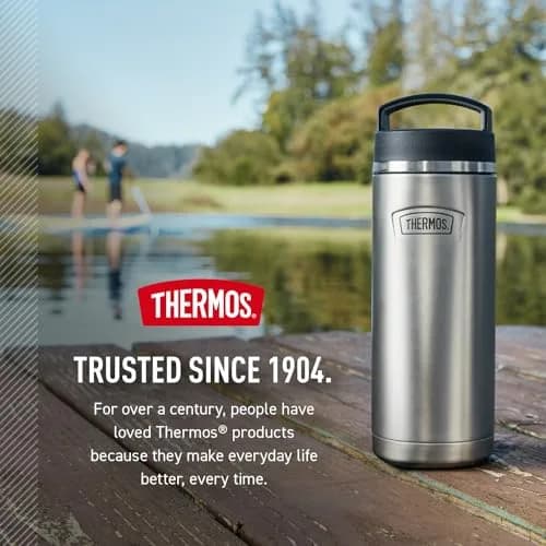 THERMOS ICON SERIES 32oz Stainless Steel Water Bottle | Vacuum Insulated, Saddle thumbnail 8