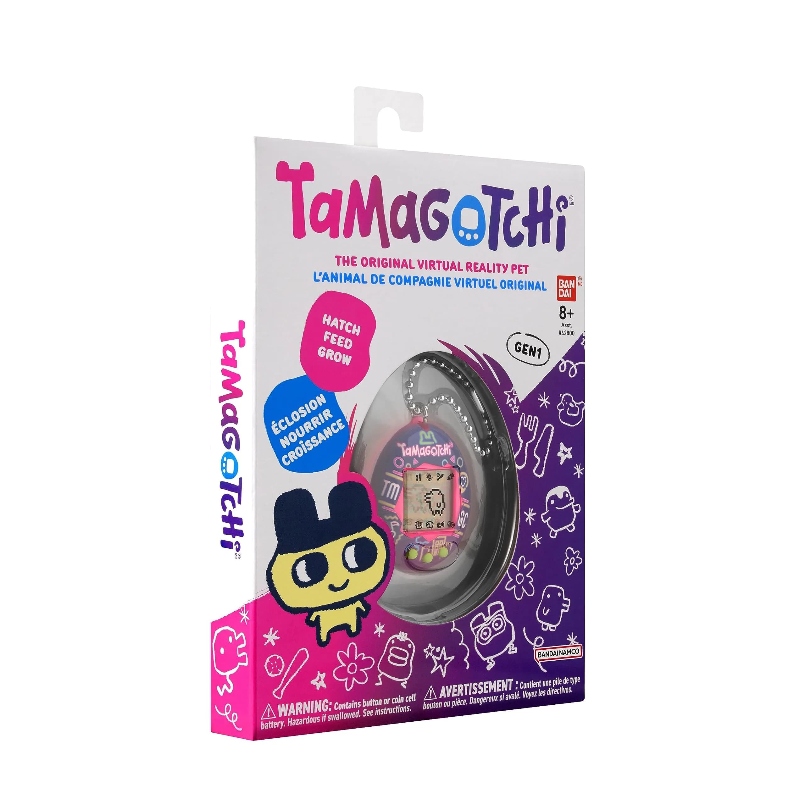 Tamagotchi Original Neon Lights Electronic Pet | Nostalgic Fun for Kids 8+ - view 5