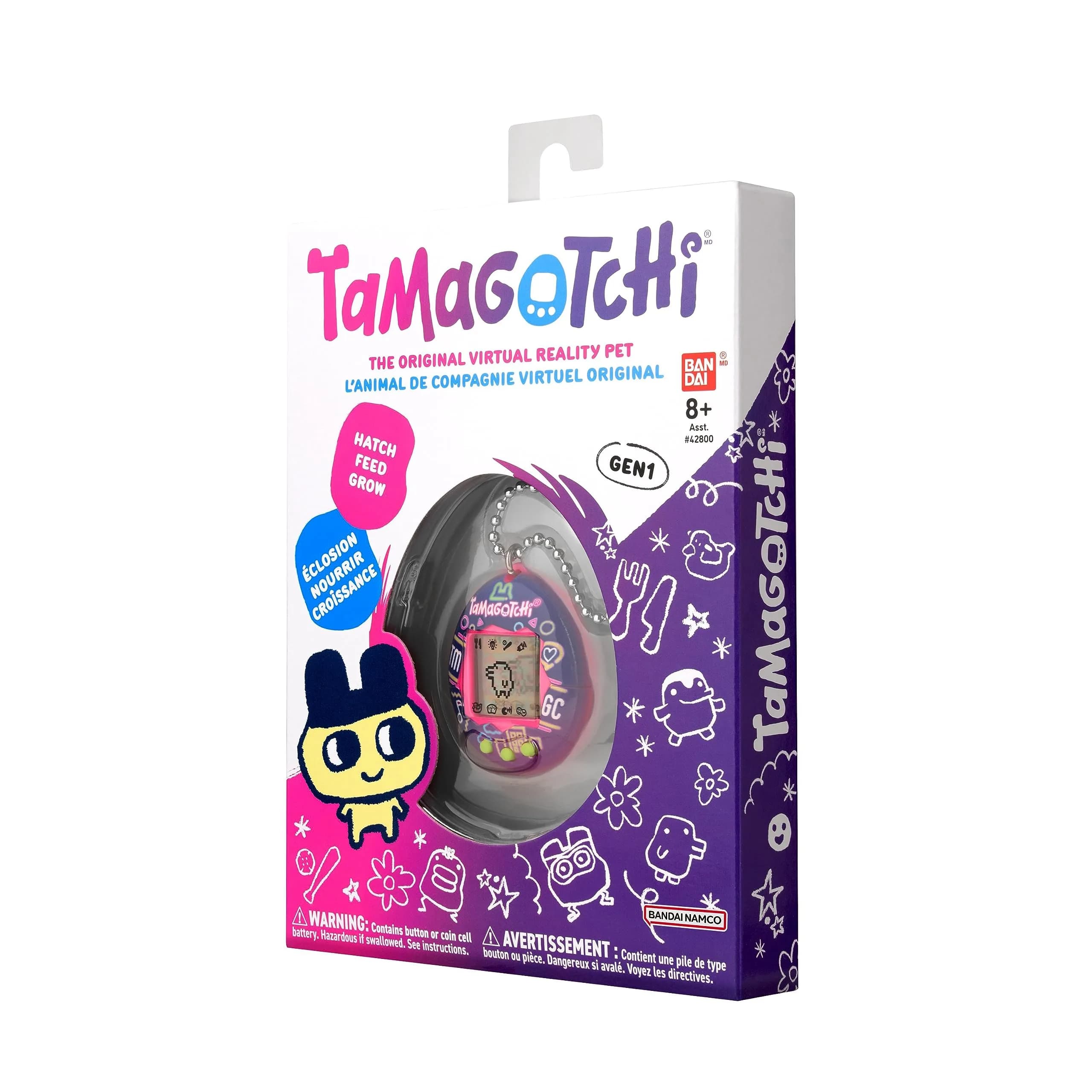 Tamagotchi Original Neon Lights Electronic Pet | Nostalgic Fun for Kids 8+ - view 7