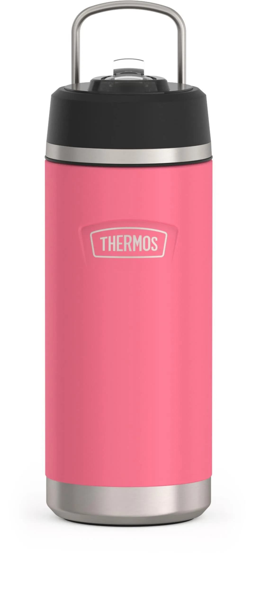 THERMOS ICON SERIES Insulated Water Bottle with Straw Lid 18oz | Keeps Drinks Cold 16H — Hot Pink