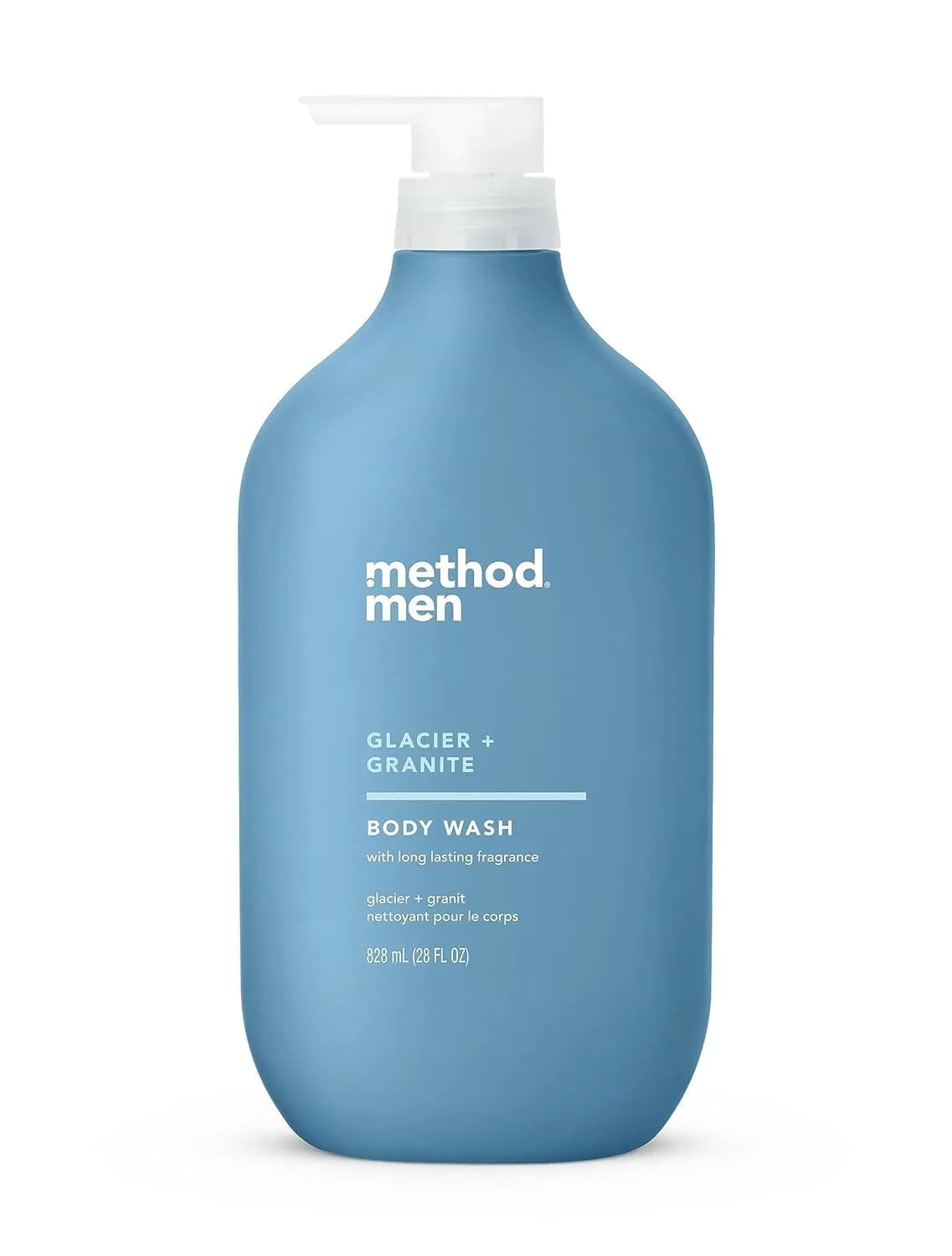 Method Men Body Wash Glacier and Granite 794g (28 oz) | Invigorating Herbal Cleanse for Daily Refreshment - main product image