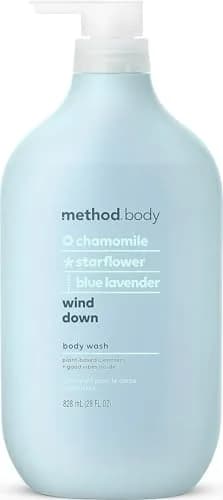 method Wind Down Body Wash 828 ml (28 fl oz) | Calming Chamomile, Starflower & Blue Lavender Scent thumbnail 1