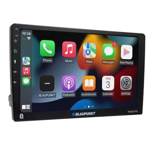 BLAUPUNKT Raleigh 910 10.1" Touch Screen Car Radio with Android Auto & Apple CarPlay | 1024 x 600 TFT Display, 13-Band EQ, Bluetooth thumbnail 1