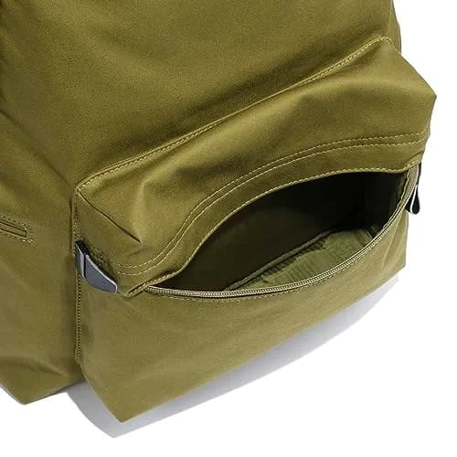 UNTRACK Men's Backpack, Mustard Yellow | Urban Water-Resistant Cotton Daypack thumbnail 7
