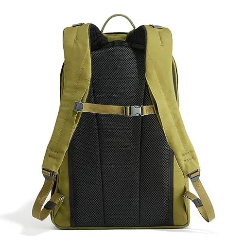 UNTRACK Men's Backpack, Mustard Yellow | Urban Water-Resistant Cotton Daypack thumbnail 3