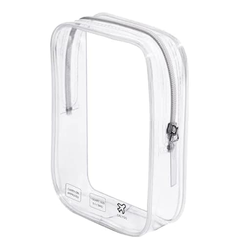CALYGO TSA Approved Clear Toiletry Bag 1 Quart (156 ml) | Compact & Leak-Resistant for International Travel thumbnail 1