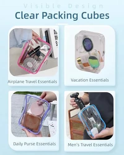 CALYGO TSA Approved Clear Toiletry Bag 1 Quart (156 ml) | Compact & Leak-Resistant for International Travel thumbnail 6