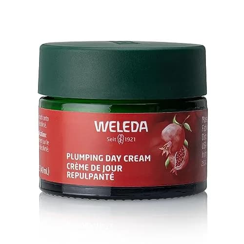 Weleda Face Care Plumping Day Cream 1.3 Fl Oz | Plant Rich Moisturizer with Pomegranate & Maca Root Peptides thumbnail 1