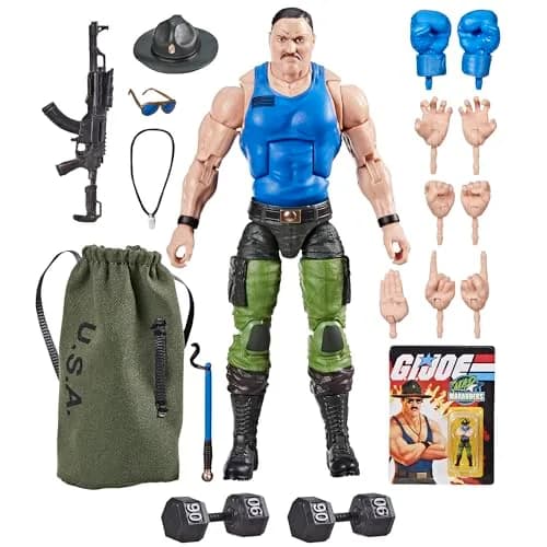 G.I. Joe Classified Series #129 Mad Marauders Sgt Slaughter 6 Inch Action Figure | ASTM-Tested Toy for Kids 4+ Years thumbnail 1