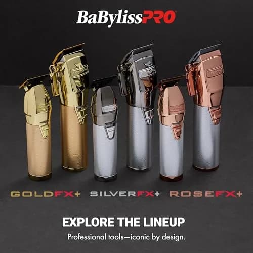 BaBylissPRO FX+ Hair & Beard Trimmer for Men, Exposed T-Blade, 4-Hr Runtime | Professional Precision & Durable Metal Housing thumbnail 4