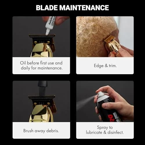 BaBylissPRO FX+ Hair & Beard Trimmer for Men, Exposed T-Blade, 4-Hr Runtime | Professional Precision & Durable Metal Housing thumbnail 2