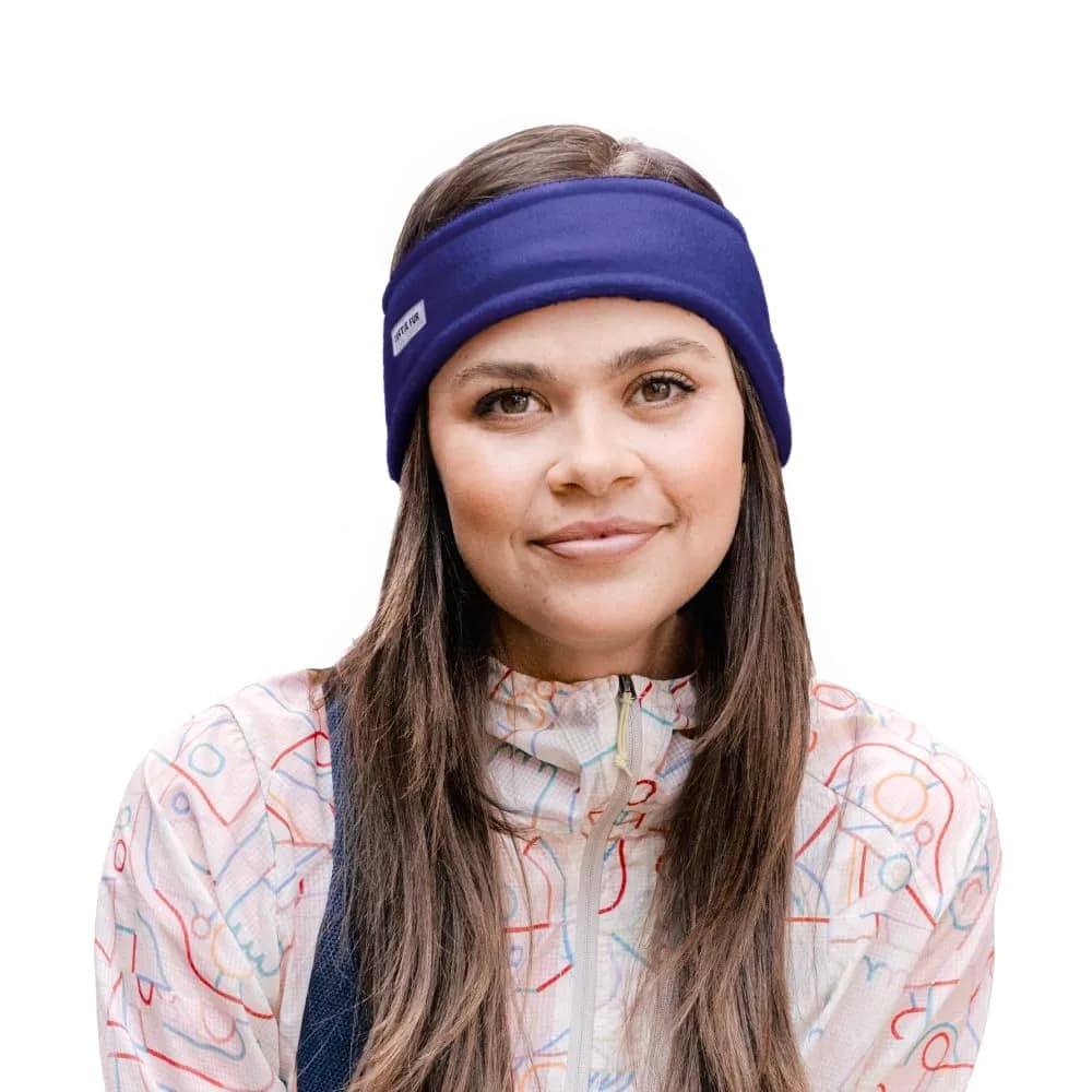Turtle Fur Bang Band - Warm Headbands for Men and Women, Sea Green | Double-Layer Chelonia 150 Fleece Headband — Iris