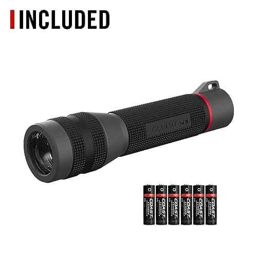 Coast GX30 2300 Lumen Waterproof LED Flashlight 8.5 inches | Dual Power, Focus & IPX7 thumbnail 8