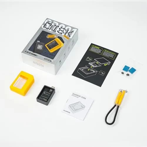 SHARGE Disk M.2 NVMe SSD Enclosure with Active Cooling System, 22.3mm (2230) | 10Gbps USB-C 3.2 Gen2 thumbnail 9