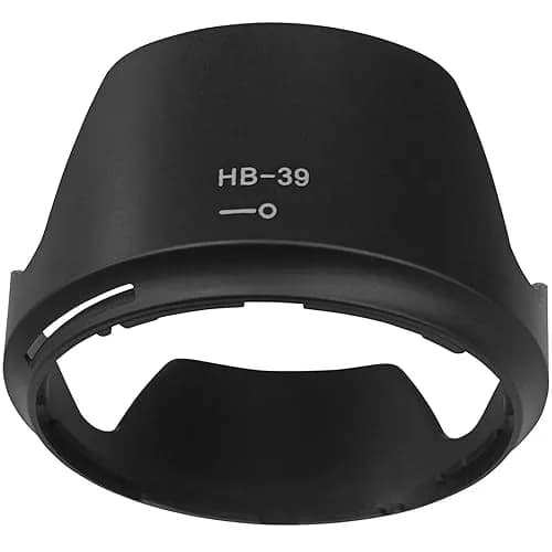Hxdzieory HB-39 Lens Hood for Nikon AF-S DX 18-300mm f3.5-6.3G ED VR & 16-85mm f3.5-5.6G ED VR Lenses | Black Plastic Construction thumbnail 1