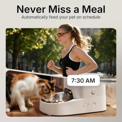 PETKIT Automatic Pet Feeder 3L | WiFi App Control with Triple Fresh-Lock System thumbnail 2
