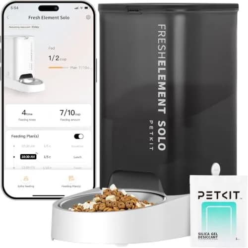 PETKIT Automatic Cat & Dog Feeder 3L | WiFi App Control, Schedule & Fresh-Lock System thumbnail 1