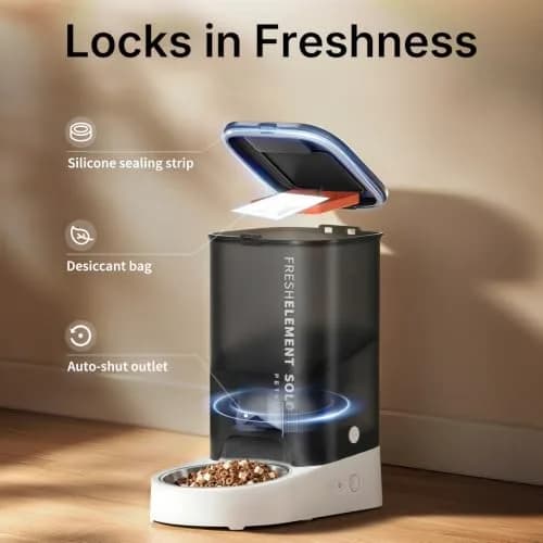 PETKIT Automatic Cat & Dog Feeder 3L | WiFi App Control, Schedule & Fresh-Lock System thumbnail 4