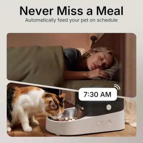 PETKIT Automatic Cat & Dog Feeder 3L | WiFi App Control, Schedule & Fresh-Lock System thumbnail 2