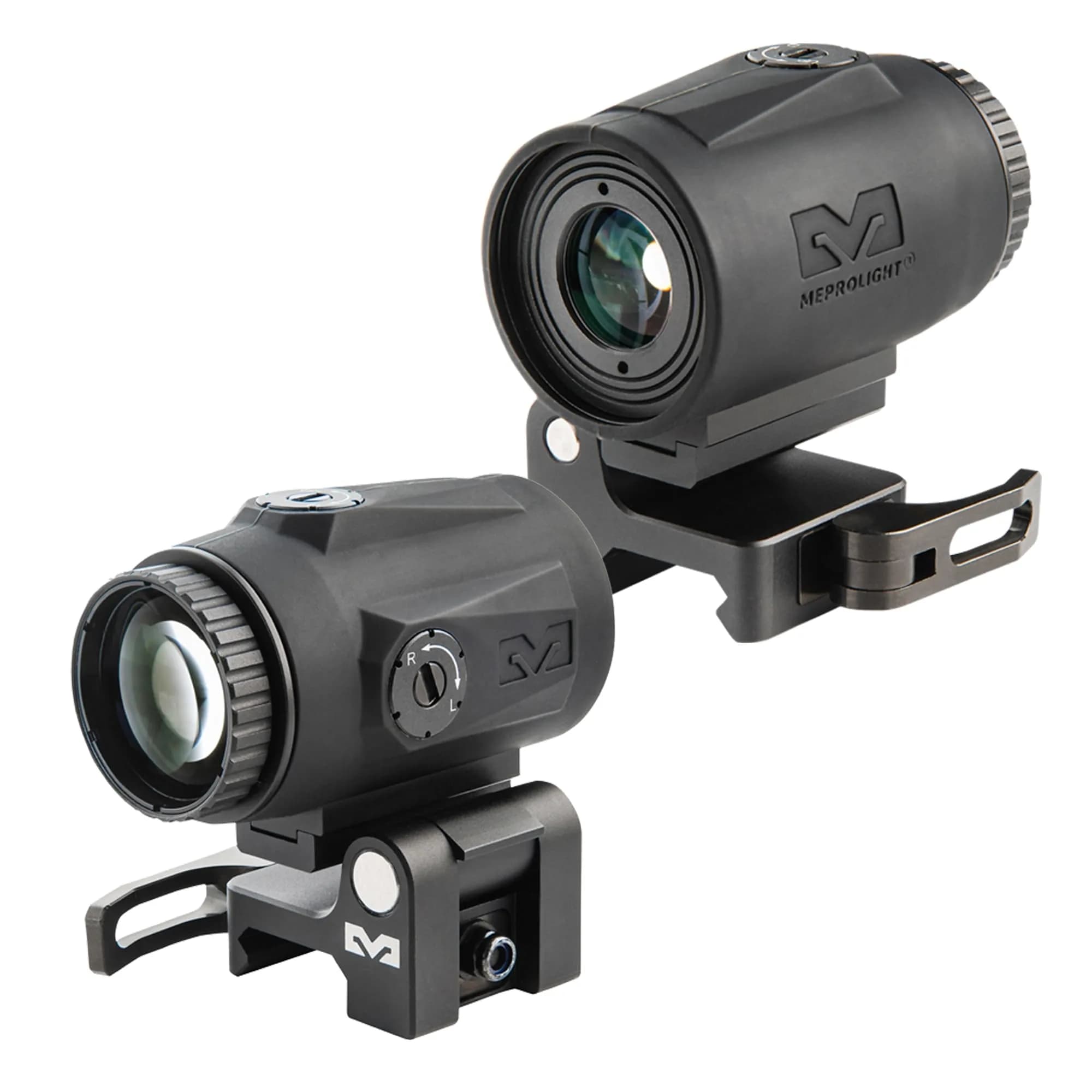 Meprolight Mepro MMX3 Red Dot Magnifier 3X | Compact, Weatherproof Aim Scope, No Battery Needed