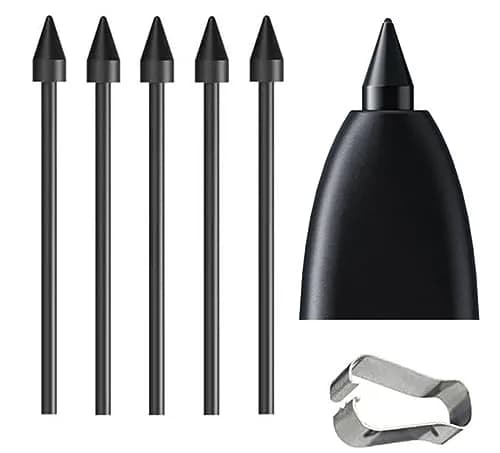 Befzygwk Black S Pen Soft Tips 5 PCS | Compatible with Galaxy Tab S9 Series thumbnail 1