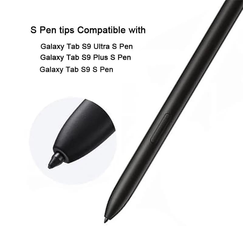 Befzygwk Black S Pen Soft Tips 5 PCS | Compatible with Galaxy Tab S9 Series - view 2