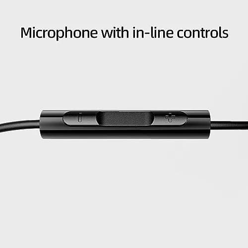 FiiO FF1 Wired In-Ear Headphones with 14.2mm Dynamic Drivers & HD Microphone | Black, 1.2m Cable thumbnail 6