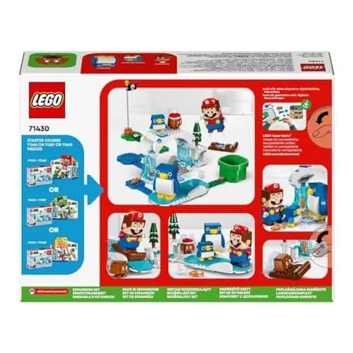 LEGO Super Mario Expansion Set: Penguin Family Snow Adventure with Goomba Figure and Penguin Interactive Toy, Gift for Boys, Girls, Gamers Ages 7 and Up 71430 | Snow-themed LEGO Building Set thumbnail 5