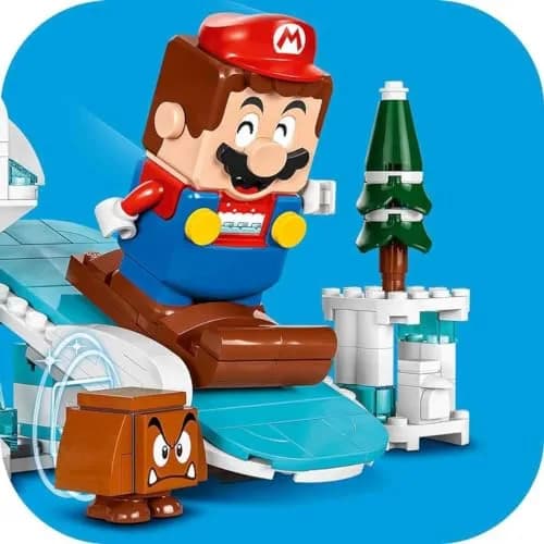 LEGO Super Mario Expansion Set: Penguin Family Snow Adventure with Goomba Figure and Penguin Interactive Toy, Gift for Boys, Girls, Gamers Ages 7 and Up 71430 | Snow-themed LEGO Building Set thumbnail 6