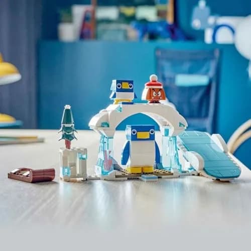 LEGO Super Mario Expansion Set: Penguin Family Snow Adventure with Goomba Figure and Penguin Interactive Toy, Gift for Boys, Girls, Gamers Ages 7 and Up 71430 | Snow-themed LEGO Building Set thumbnail 7